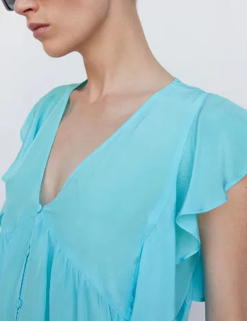 Bluza Mango, albastru