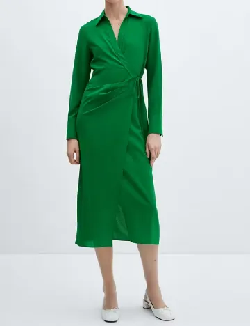 Rochie medie Mango, verde