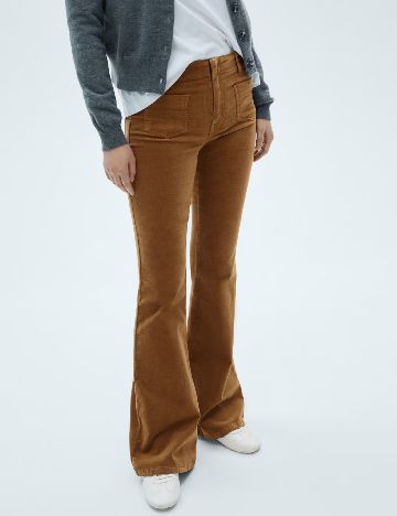 Pantaloni Mango, maro