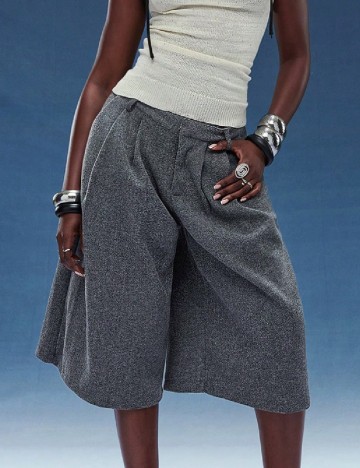 Pantaloni scurti SHEIN, gri