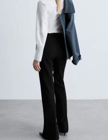 Pantaloni Mango, negru
