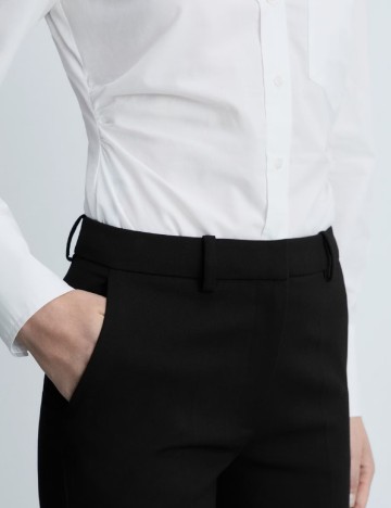 Pantaloni Mango, negru