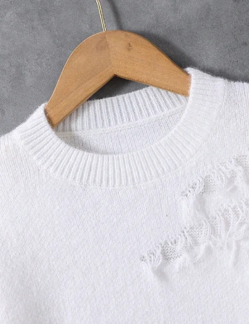 Bluza Shein Kids, alb