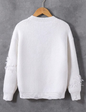 Bluza Shein Kids, alb