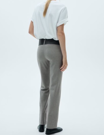 Pantaloni Mango, gri