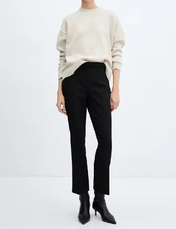 Pantaloni Mango, negru