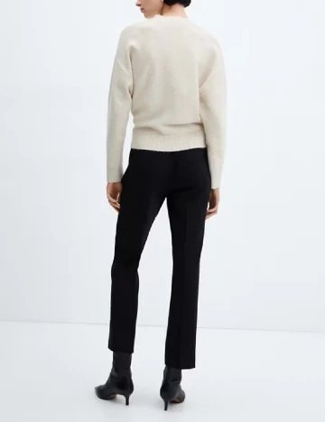 Pantaloni Mango, negru
