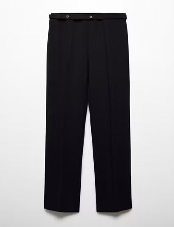 Pantaloni Mango, negru