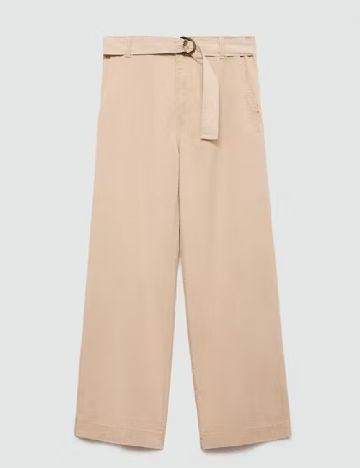 Pantaloni Mango, crem