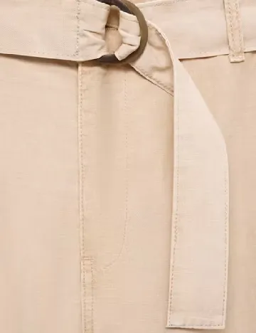 Pantaloni Mango, crem