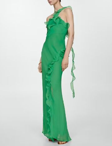 Rochie lunga Mango, verde
