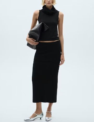 Top Mango, negru