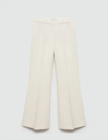 Pantaloni Mango, crem