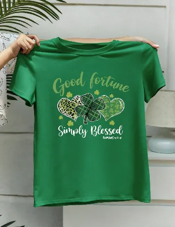 Tricou SHEIN, verde