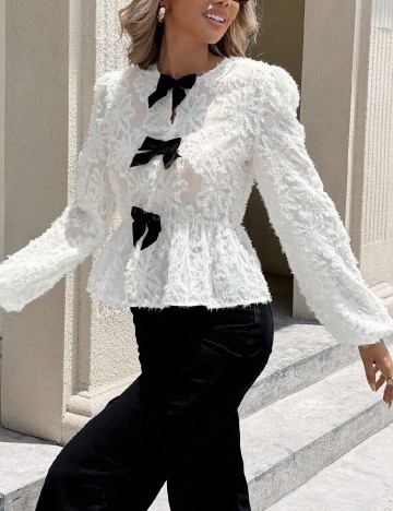 Bluza SHEIN, alb