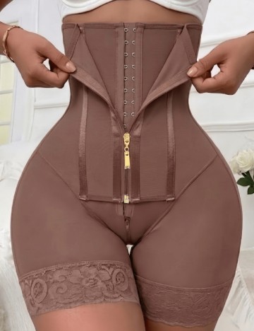 Colanti modelatori SHEIN, roz pudra