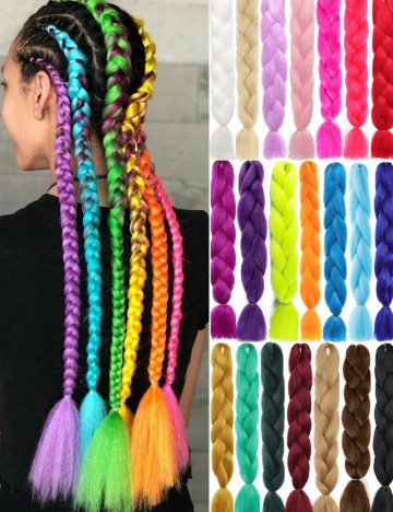 Extensie de par SHEIN, maro