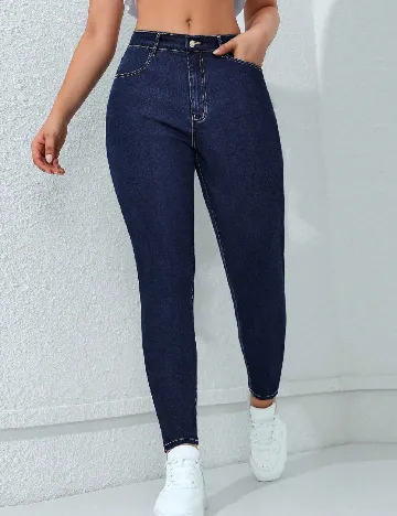 Blugi SHEIN CURVE, albastru