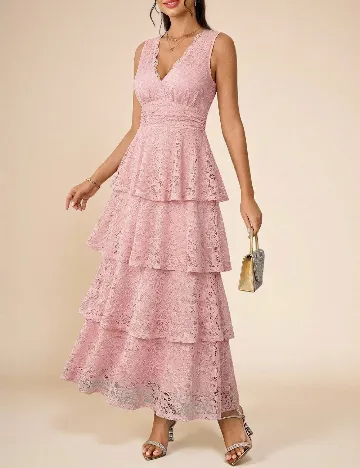 Rochie lunga SHEIN, roz