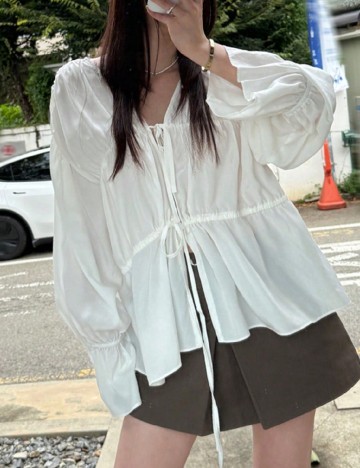 Bluza Dazy, alb