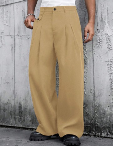 Pantaloni SHEIN, maro