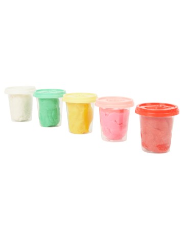 Set plastilina 5 bucati ACTION, mix culori