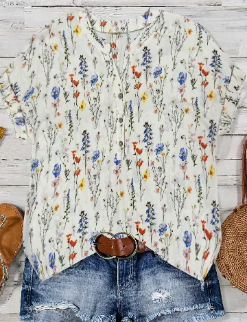 Bluza SHEIN CURVE, floral print
