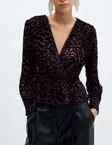 Bluza Mango, mov
