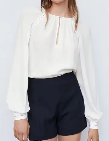 Bluza Mango, alb