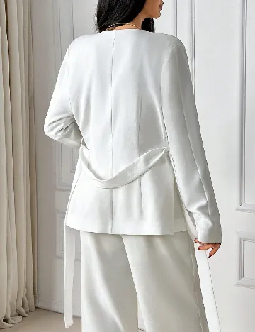 Blazer SHEIN, alb