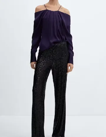 Bluza Mango, mov