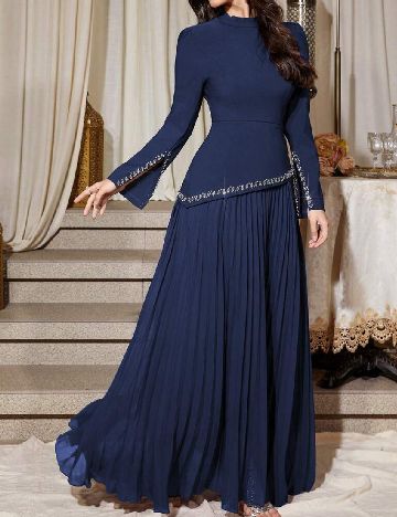 Rochie lunga SHEIN, bleumarin