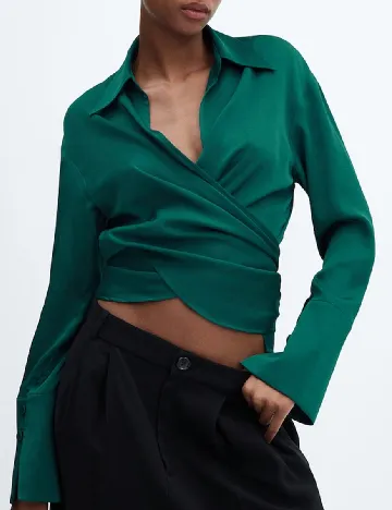 Bluza Mango, verde