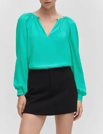 Bluza Mango, turcoaz