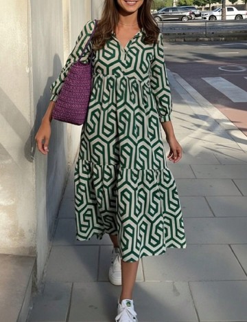 Rochie medie SHEIN, verde