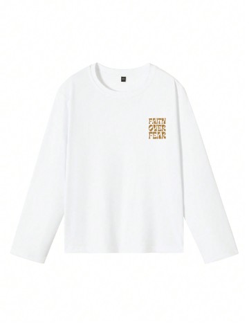 Bluza Shein Kids, alb