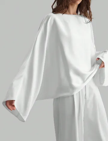 Bluza Ontre, alb