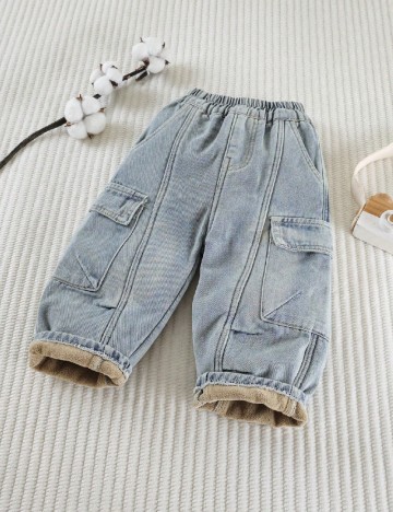 Blugi Shein Kids, albastru