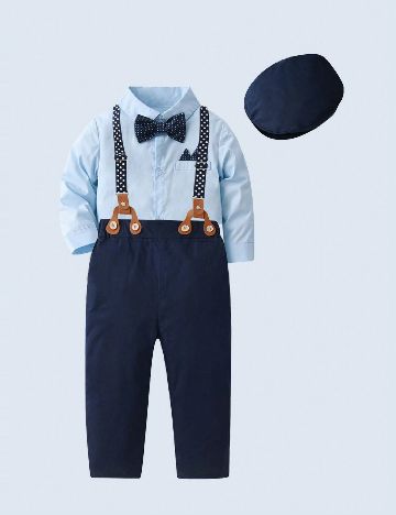 Compleu Shein Kids, albastru