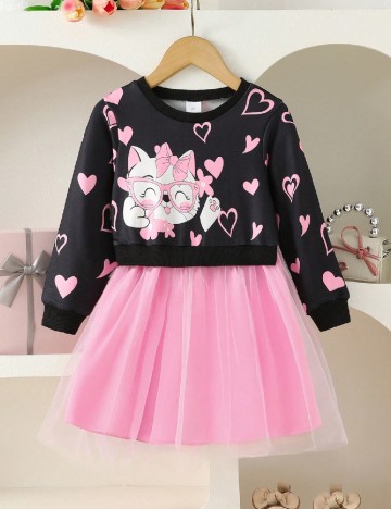 Rochie Shein Kids, mix culori