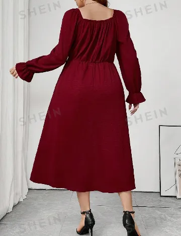Rochie lunga SHEIN CURVE, rosu