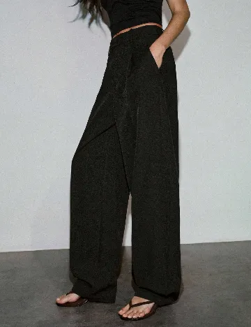 Pantaloni MOTF, negru