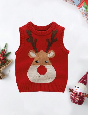 Vesta Shein Kids, rosu