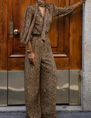 Salopeta SHEIN, animal print