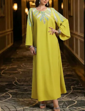 Rochie lunga SHEIN, verde