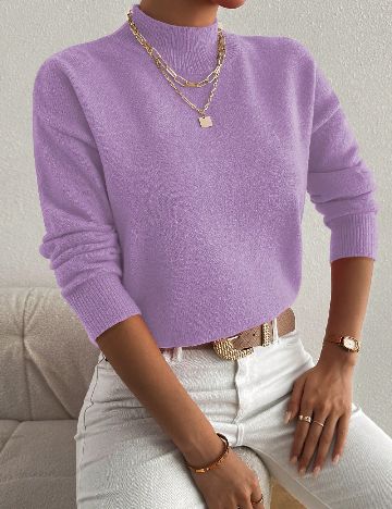 Bluza SHEIN CURVE, mov