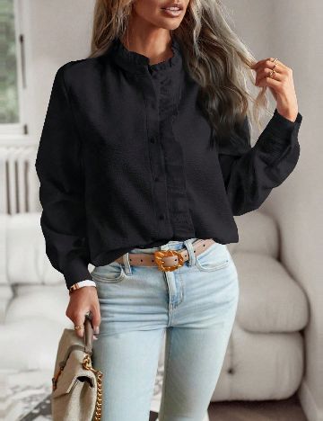 Camasa SHEIN, negru