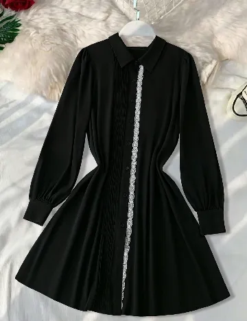 Rochie scurta SHEIN CURVE, negru