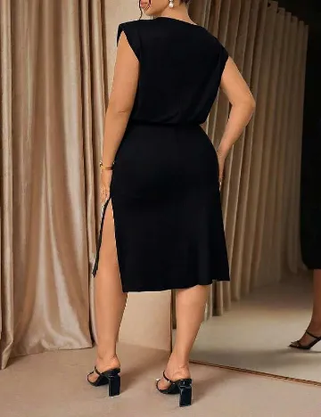 Rochie medie SHEIN CURVE, negru