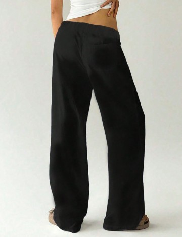 Pantaloni Shein Kids, negru